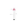 Sia Pink Jute shade with Iron floor lamp
