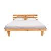 Debbie Solid Wood Non Storage Bed In Natural Finish Finish