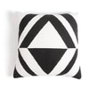 Positive Negative Monochrome Cushion Cover