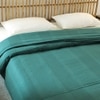 Herringbone 1 Double Duvet Cover with Green colour