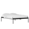 Pinner Metal Non Storage King Bed in Satin Black Finish