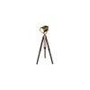 George Gold Metal Shade Floor Lamp