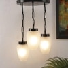 Cassius White Glass Cluster Hanging Light
