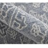 Valery Sky Blue Geometric Hand-Tufted Wool 6X4 Feet Carpet