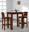 Lifty  Sheesham Wood Bar Table Set in Provincial Teak Finish With 2 Chairs