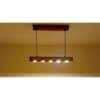 Felix 24 Brown Wooden LED Hanging Lamp