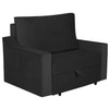 Step  Pull Out Sofa cum Bed  in Black Colour
