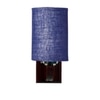 Devansh Solid Wood Electric Wall Light in Blue Colour with Blue Shade Count of 1 Light