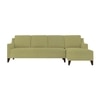 Right Aligned 3 Seater Right Aligned Chaise Lime Green Sofa Cover