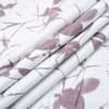 Lavender And White Floral Cotton 400 Tc Reversible Single Bed Dohar 240 X160 Cm