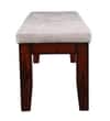 Dilux Solid Wood Dining Bench in Brown