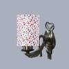 Devansh Metal Electric Wall Light in Antique Gold Colour with Multi Shade Count of 1 Light