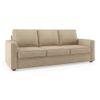 Apollo 3 Seater Fabric Sofa in Sandshell Beige Colour