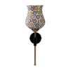 Devansh Metal Electric Wall Light in Black Colour with Multi Shade Count of 1 Light