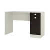 Celestia Study Desk with Shuttered Cabinet and Drawer in Carbon Black Colour
