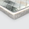 GrandeOrthopedic Euro Top With Rebotech Technology 5.5 Inch Double Size Bonded Foam Mattress (75X48 Inches), ConvolutedHR Foam, SoftRelax Comfort Mattress