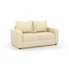 Apollo Compact Sofa (Colour : Cream, Cushion : Hard, Back Type : Regular, Seater : 2+1+1)