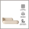 Eliteelegance Wood 2 Seater With Upholstery Non Storage Sofas In White Colour