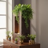 Copper Brown Square Planter Indoor Tabletop Water Fountain