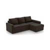 Apollo Compact Sofa (Colour : Chocolate, Cushion : Soft, Seating Capacity : Right Aligned 2 Seater + Right Aligned Chaise)