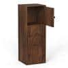 Calcio 3-Tier Engineered Wood Wardrobe In Brown Maple Finish