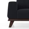 Granada Premium 2 Seater Fabric Sofa in Deep blue velvet Colour