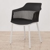 Kepler Brooks Senora Cafeteria Dining Chair in Black Colour
