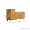 Hexa Red Engineered Wood Shoe Rack in Giant Wood Colour