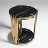 Sidekick Metal Side Table in Gold Colour