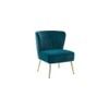 Fission Accent Chair in T blue Colour