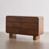 Roswell Mango Wood Chest Of Drawers In Provincial Teak Finish