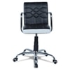 Easos Mid Back Executive Chair in White & Black Colour