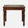 Rangrez Sheesham Wood 4 Seater Dining Set in Honey Oak Finish with Cushioned Chairs