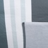 Multicolor Stripes 400 Tc Cotton Flat  Super King Size Bedsheet With 2 Pillow Cover