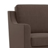 Abbey 3 Seater Fabric Sofa in Daschund Brown Colour