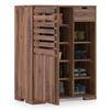 Madden 14 Pair Shoe Rack in Teak Finish