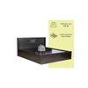 Styx Solid Wood Queen Size Drawer Storage Bed In Melamine Finish