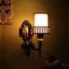 Eliante Glimmera Antique Gold Iron Wall Light With E27 Holder In Antique Gold Colour