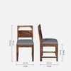 Charlie 4 Seater Dining Set In Dual Tone Finish