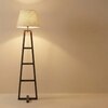 Salita Beige Jute Floor Lamp with Beige Jute Base