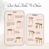 Contemporary Iron Side Table in  Finish - Set of 2