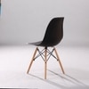 Kepler Brooks Leo Cafeteria Dining Chair in Black Colour