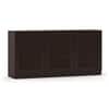 Bennis 18 Pair Shoe Rack in Dark Walnut Finish