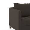 Florence Premium 1 Seater Fabric Sofa in Stone Grey Velvet Colour