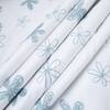 Blue And White Floral Cotton 400 Tc Reversible Single Bed Dohar 240 X160 Cm