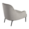 Scandinavian Brixton Lounge Chair White Matte Finish