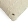 Cable Moss Natural Cushion Cover 16X16  Inches