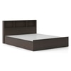 Jasper Engineered Wood Queen Size Box Storage Bed In Dark Wenge Finish
