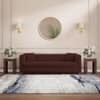Windsor Premium 3 Seater Fabric Sofa in Deep Crimson Velvet Colour