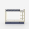 Play Date Single Size Bunk Bed in Space Theme